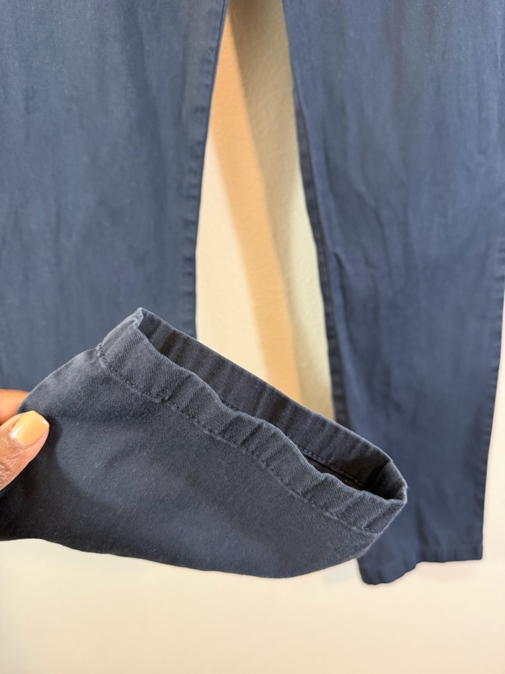 Norse Projects Slim Fit Chino Pants Navy Blue Size 31 Minimalist Preppy Casual - Picture 3 of 11